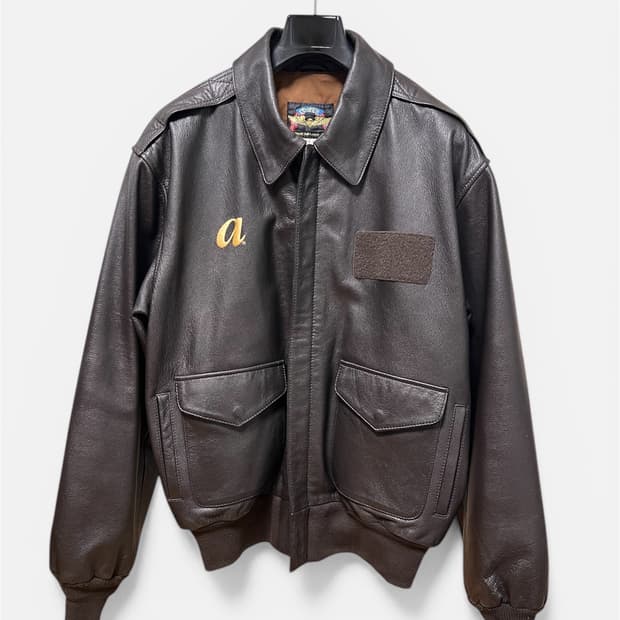 Cooper A-2 Goat leather jacket M-LONG