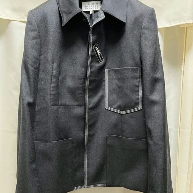 마르지엘라 스티치 울 자켓 48size