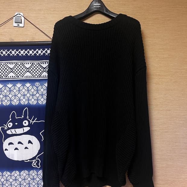 KNITTED/검정색 니트 XL