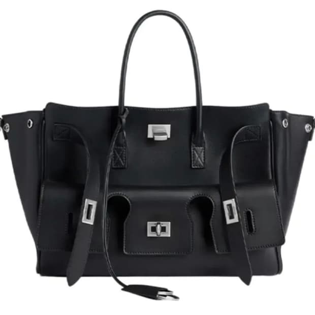 (새상품) 발렌시아가 벨 에어 캐리 올 백 스몰 블랙