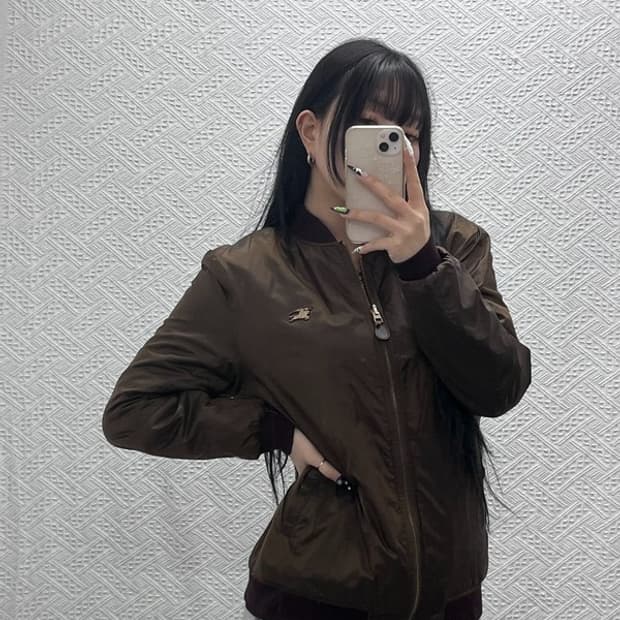 버버리 올드스쿨 리버시블 캐주얼 블루종 자켓 50 C08738