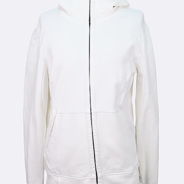 CP컴퍼니 고글 후드집업 화이트