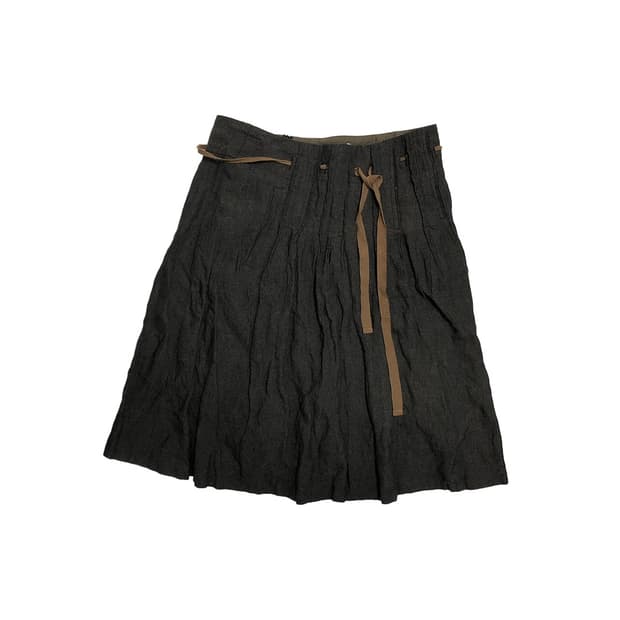 [직수입] 빈티지 fongi 미디 스커트