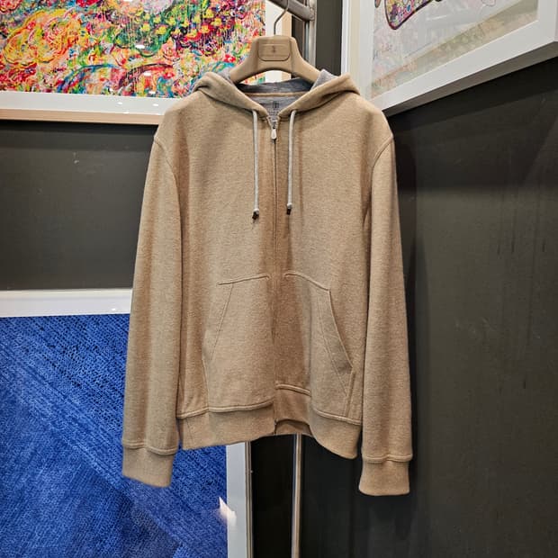 브루넬로 쿠치넬리 캐시미어 블랜드 후드집업