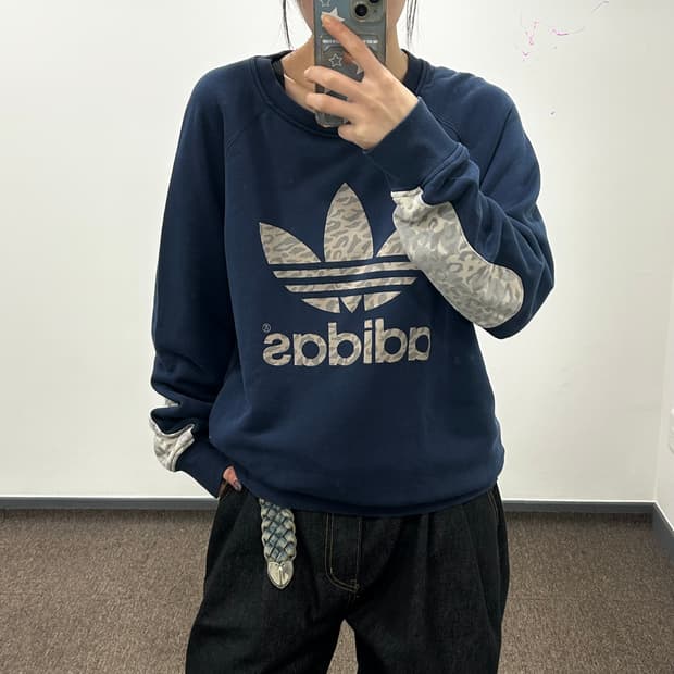 Adidas 아디다스 레오파드 파이어버드 앵클패치 맨투맨