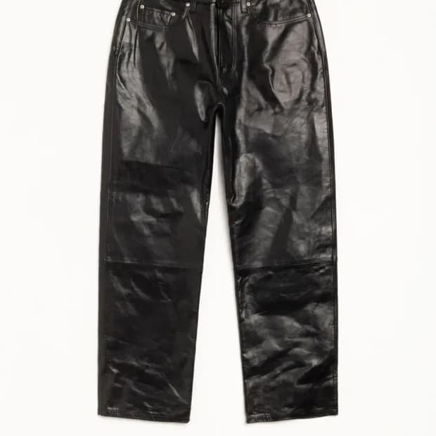 스투시 레더팬츠 판매 32사이즈