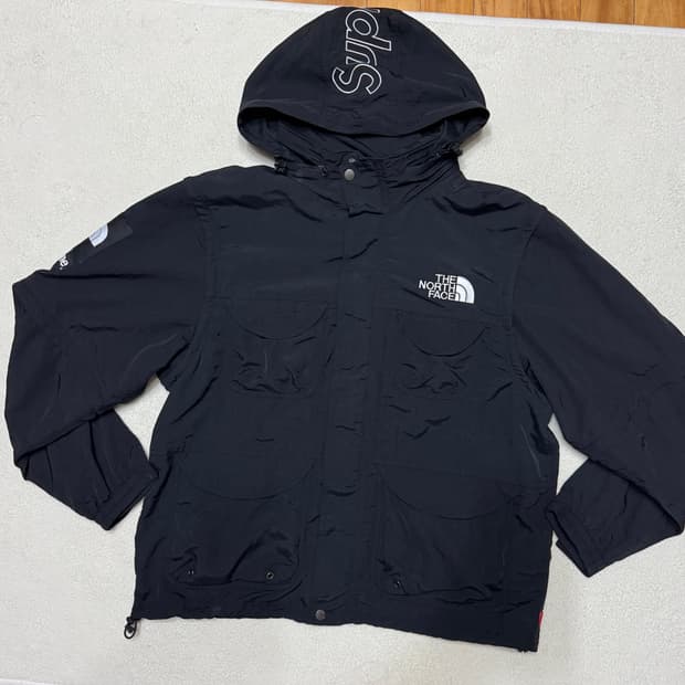 슈프림 노스페이스 트레킹 컨버터블 자켓 블랙 M