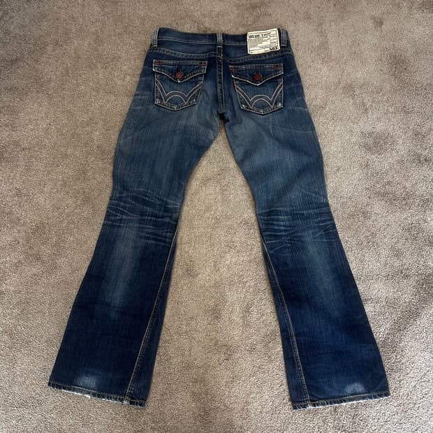 에드윈503 블루트립 플레어 데님 팬츠(30)