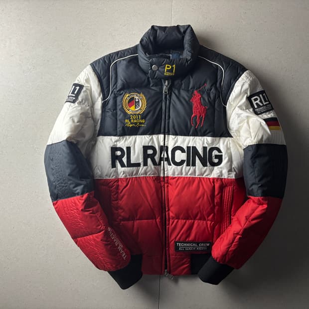 폴로 레이싱 패딩