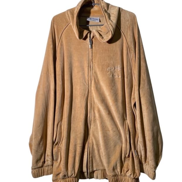 krhyme denim 벨루어 집업