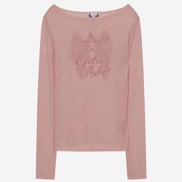 STAR WING SHEER LONG SLEEVE_PK