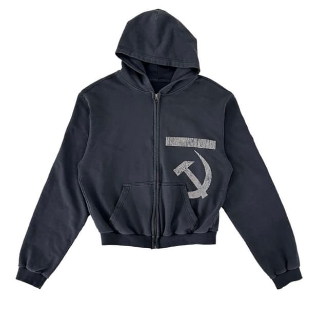 qap 소비에트 VTG Hoodie Zip-up 후드