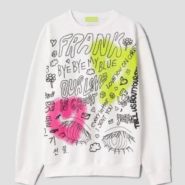 백예린 비이커 10주년 맨투맨 m 사이즈