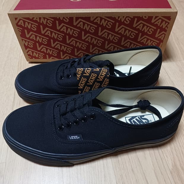 반스 어센틱 올블랙 270 Vans 올검