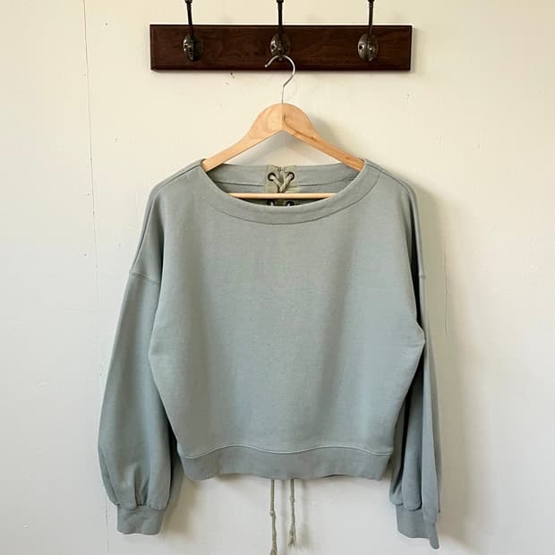 Lily Brown 민트 로브 스웻셔츠