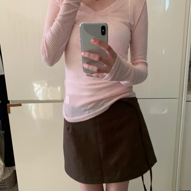 보우아카이브 시스루 롱슬리브