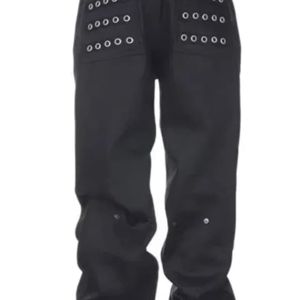 비엑세스 아일릿 버튼 블랙진 사이즈 1