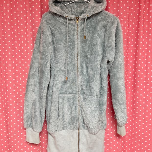 [Provador] 퍼 롱 후드 집업 