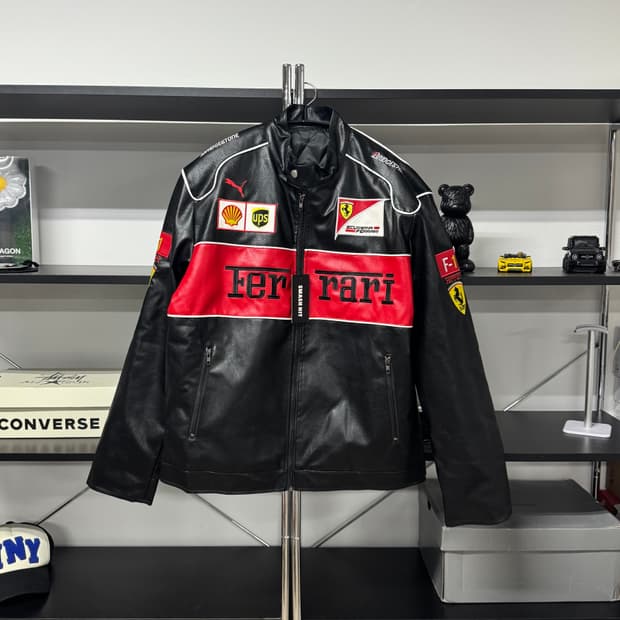 페라리 바이커 레더자켓 xl