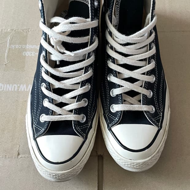 [265] 컨버스 척 70 하이 블랙