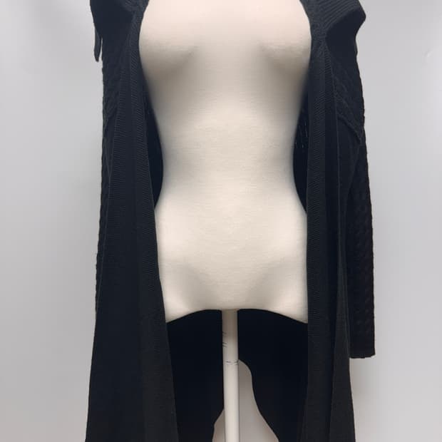 Max&co  아방가르드 오픈형 롱가디건  다크웨어 