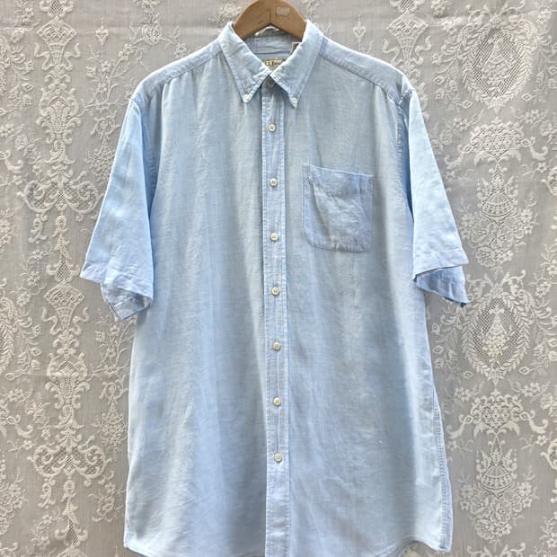 00s 엘엘빈 리넨 반팔셔츠