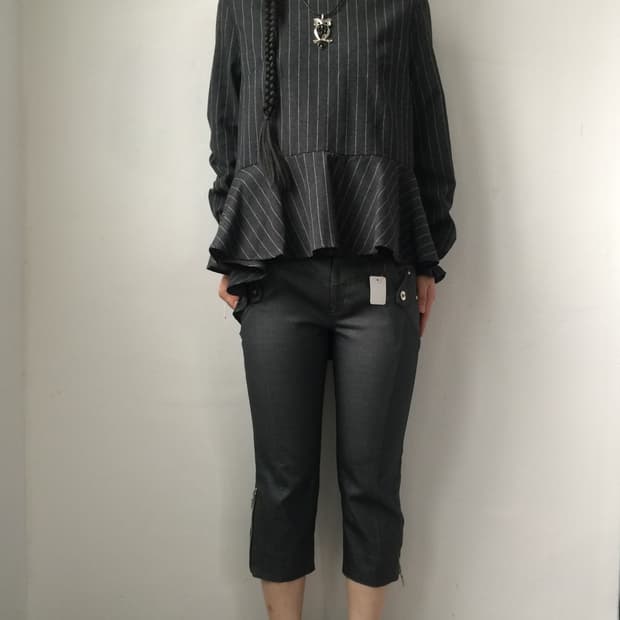 Stripe pattern blouse