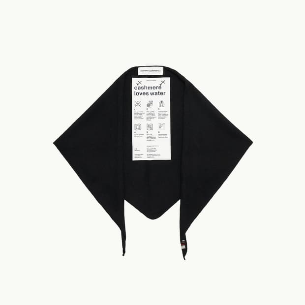 익스트림캐시미어 26ss 반다나 스카프/블랙