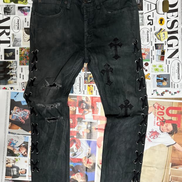 levi,s custom rock denim pants