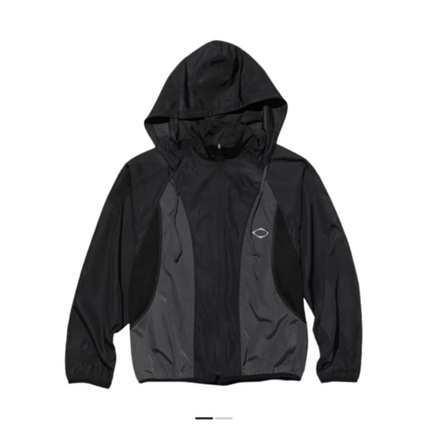 (W) 미스치프 FW 컬러블록 윈드브레이커 블랙