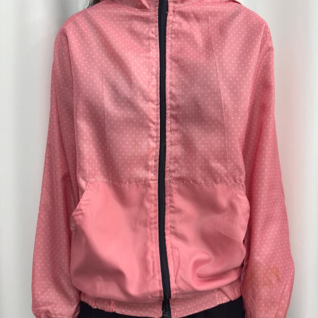 dot hood jacket
