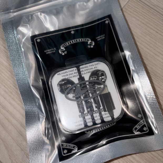 ✟ 배드블러드 줄 이어폰 새상품 ✟