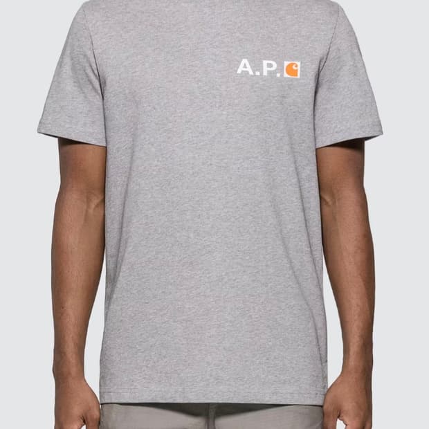 A.P.C. × Carhartt WIP Fire T-Shirt 그레이 M