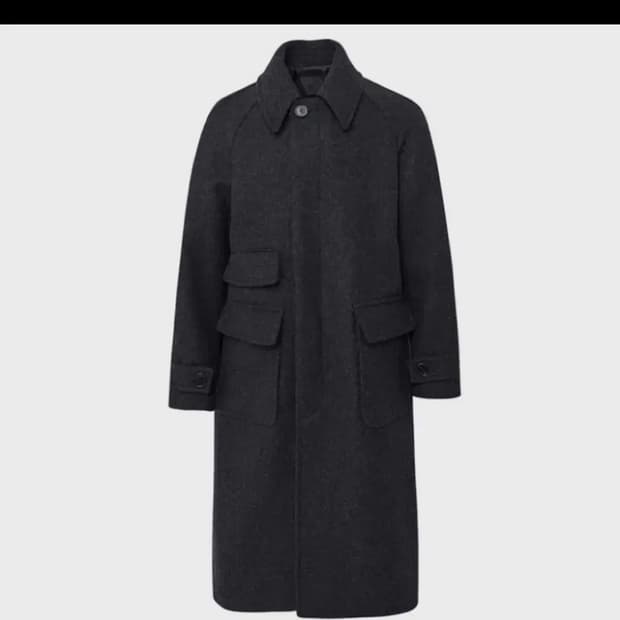 애프터프레이 발마칸 차콜 S 울코트