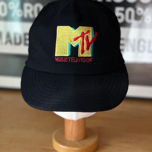 80s Mtv Hat 빈티지 울 모자