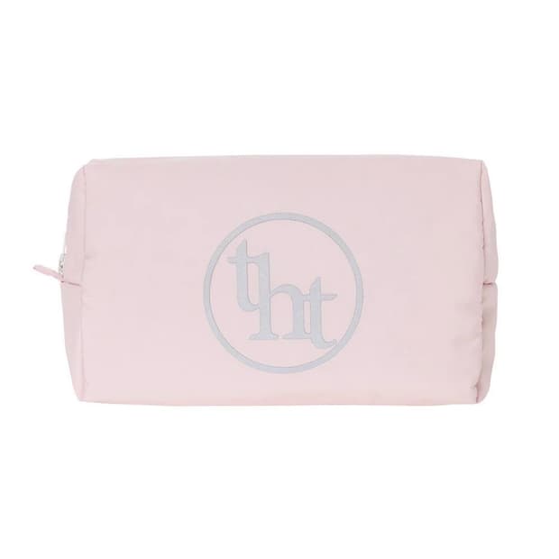 (새상품) 쓰리타임즈 베베 스퀘어 파우치 핑크 쓰탐