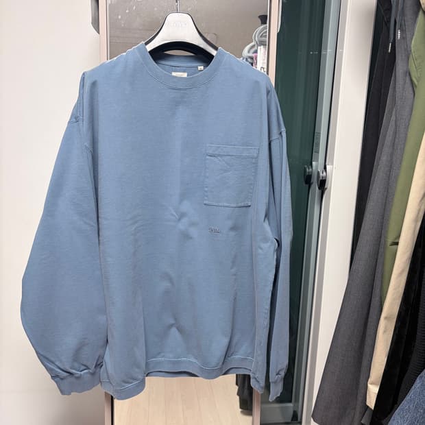 Nanamica 긴팔 포켓 티셔츠 XL