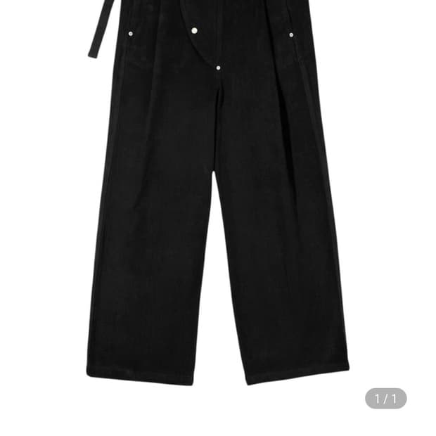 이지앤아트 egnarts firefighter pants black