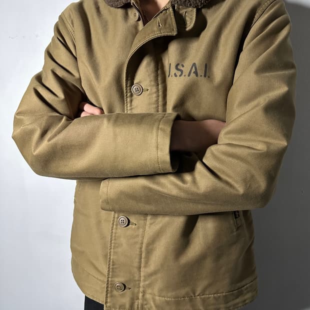 Alpha N-1 Deck Jacket (Beige)
