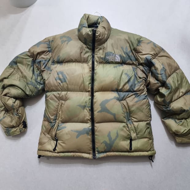 노스페이스 카모 눕시 패딩