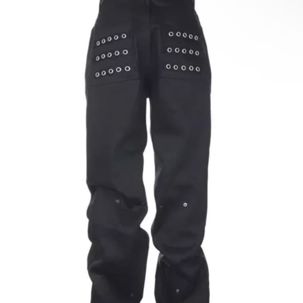 B.access eyelet 비액세스 아일릿 바지 