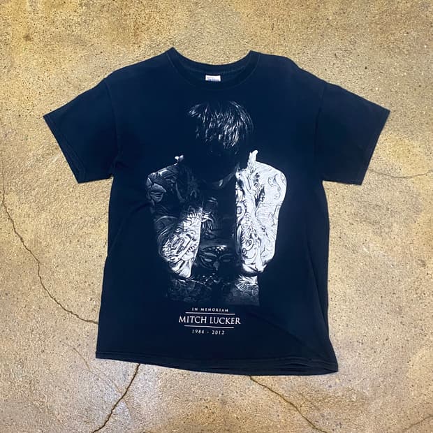 미국 빈티지 미치 러커 MITCH LUCKER 추모티 반팔티 락티셔츠
