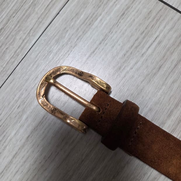 티베리오페레티 스웨이드 금장 버클 95 (32-34추천)