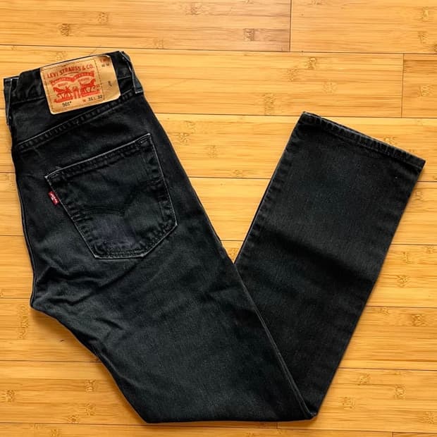 리바이스 501 블랙진 w31 L32