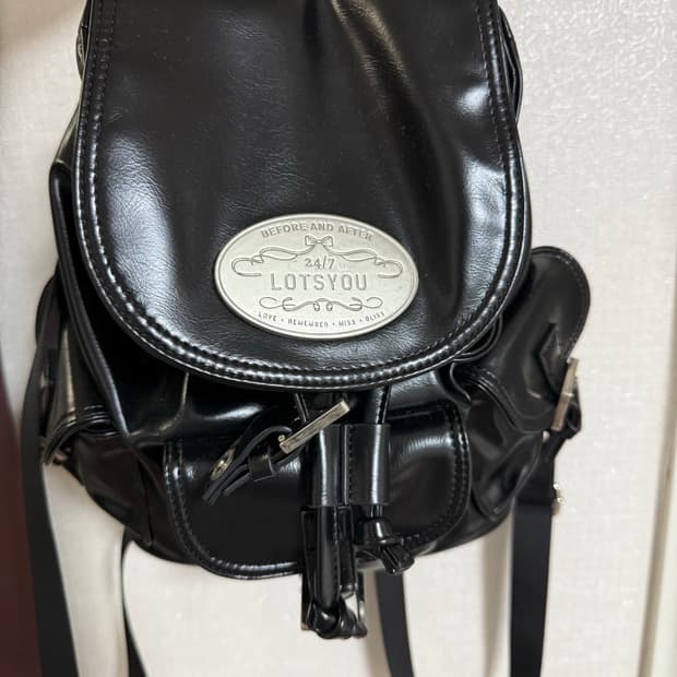 라츠유 백팩 Nostalgia chubby Backpack Leather