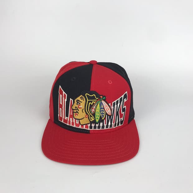 리복 Reebok 시카고 블랙호크스 스냅백 모자