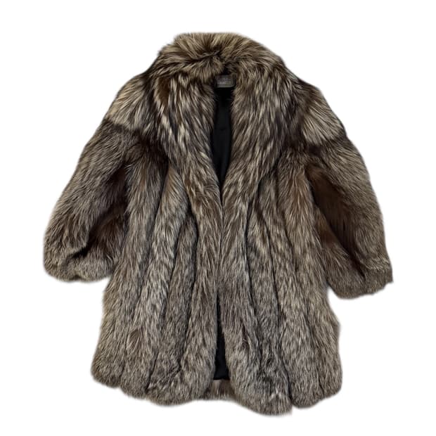 SAGA FOX 사가폭스 여우털 믹스컬러 퍼 자켓