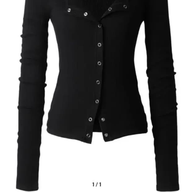 이네기 스트랩 워머 가디건