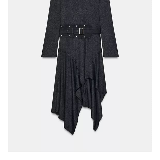 zara 언밸런스 미디 원피스