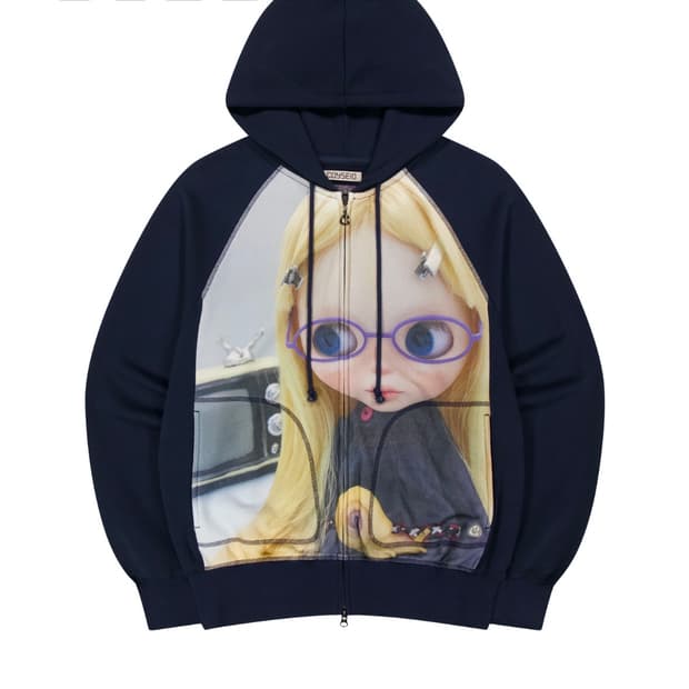 코이세이오 브라이스 후드집업 네이비